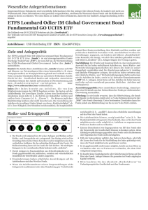 ETFS Lombard Odier IM Global Government Bond