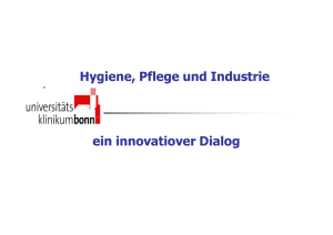 Hygiene, Pflege und Industrie ein innovatiover Dialog