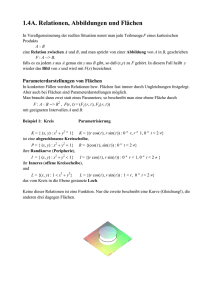 1.4A. Relationen, Abbildungen und Flächen