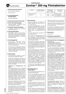 Zovirax 200 mg Filmtabletten