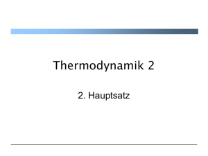 Thermodynamik 2