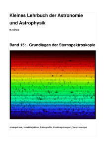 Kleines Lehrbuch der Astronomie und Astrophysik