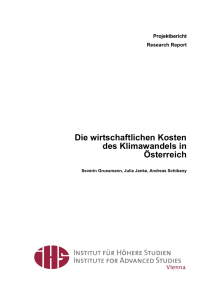 Die wirtschaftlichen Kosten des Klimawandels in Österreich