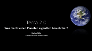 Terra 2.0 - Universität zu Köln