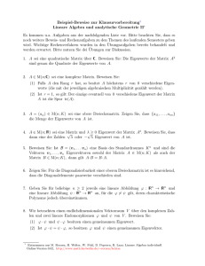 Lineare Algebra individuell