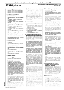 Moxonidin STADA - SRZ - Fachinformationsdienst