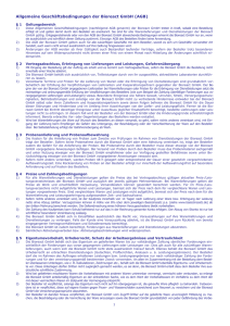 Allgemeine Geschäftsbedingungen zum (pdf