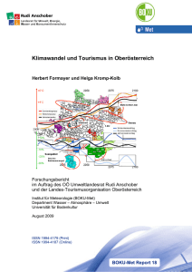 Klimawandel und Tourismus in Oberösterreich