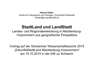 StadtLand und LandStadt