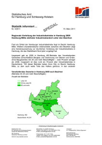 Statistik informiert SPEZIAL