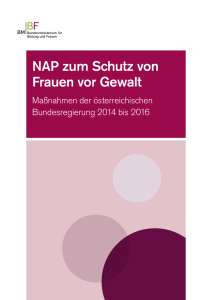 NAP zum Schutz der Frauen vor Gewalt