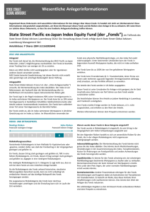 State Street Pacific ex-Japan Index Equity Fund P Shares