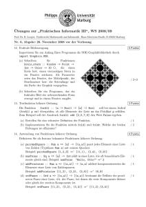 Blatt 6 - Fachbereich Mathematik und Informatik
