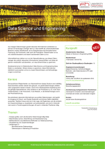Data Science und Engineering*