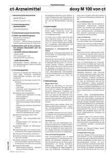 ct-Arzneimittel doxy M 100 von ct