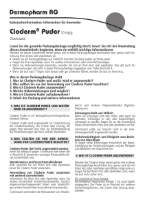 Cloderm® Puder - Dermapharm AG
