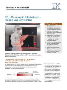 CO2-Messung in Inkubatoren - Fragen und Antworten
