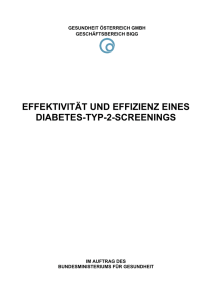 effektivität und effizienz eines diabetes-typ-2