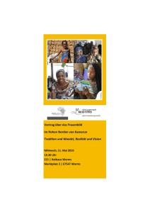 Vortrag über das Frauenbild im Hohen Norden von Kamerun