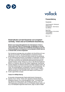 dieser Pressemitteilung  der Firma Vollack