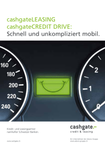 cashgateLEASING cashgateCREDIT DRIVE: Schnell und