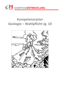 Fachspezifische Kompetenzen Geologie – Jg. 11/12