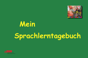 Mein Sprachlerntagebuch