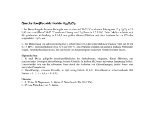 Quecksilber(ll)-oxidchloride Hg5O4CI2