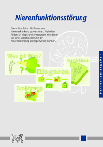Nierenfunktionsstörung