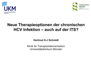 Intensivpatient mit HCV