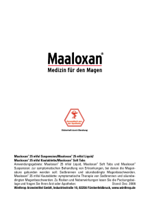 Maaloxan® 25 mVal Suspension/Maaloxan® 25 mVal