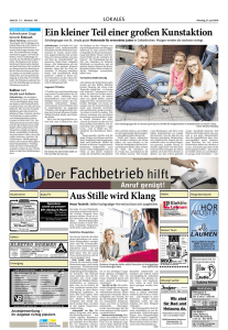 Geilenkirchener Zeitung vom 21.6.2016