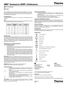 QMS®-Gentamicin-(GENT-)-Kalibratoren