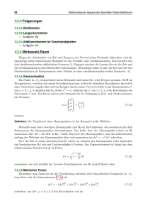 Vierervektoren, Vierertensoren, Minkowski-Raum