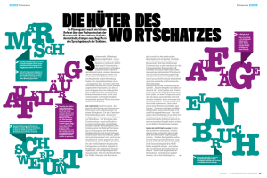 Das Magazin der Bundeswehr 02/2015: Die Hüter des Wortschatzes