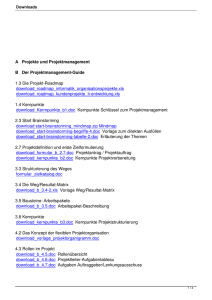 A Projekte und Projektmanagement B Der Projektmanagement