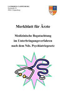 Merkblatt für Ärzte - Landkreis Cloppenburg