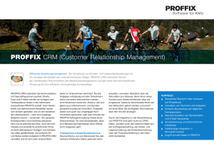 PROFFIX CRM (Customer Relationship Management)