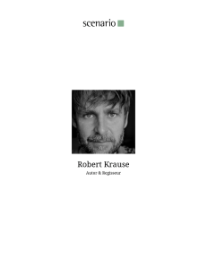 Robert Krause - Agentur Scenario