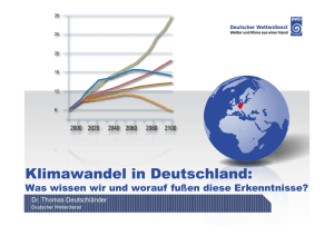 Klimawandel in Deutschland