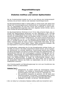 Info Diabetes - Jürgen Wagner Heilpraktiker