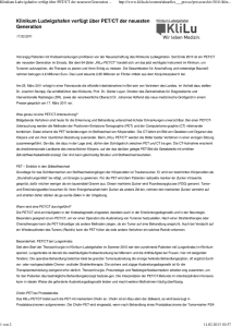 Klinikum Ludwigshafen verfügt über PET/CT der neuesten Generation