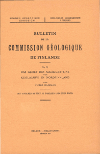 COMMISSION GEOLOGIQUE