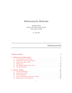 Mathematische Methoden