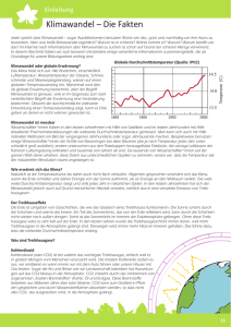 Klimawandel – Die Fakten - IFM-SEI