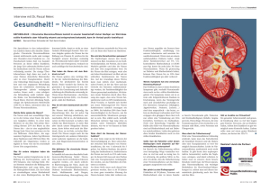 Gesundheit! — Niereninsuffizienz