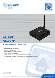 IP Thermometer LAN/WLAN ALLNET ALL3419