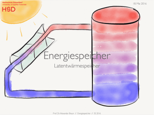 Energiespeicher 05 - Latente Waermespeicher