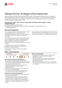 Key Investor Information