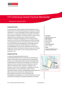 Projektsteckbrief VTU Anbindung Central